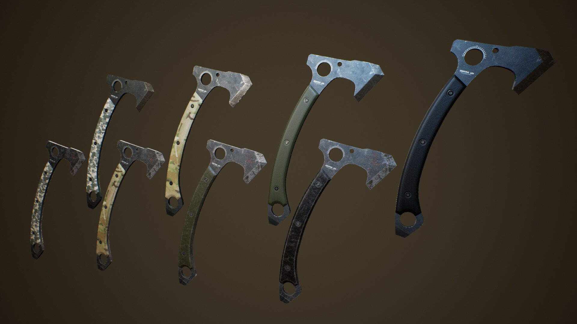 Survival Axes Pack